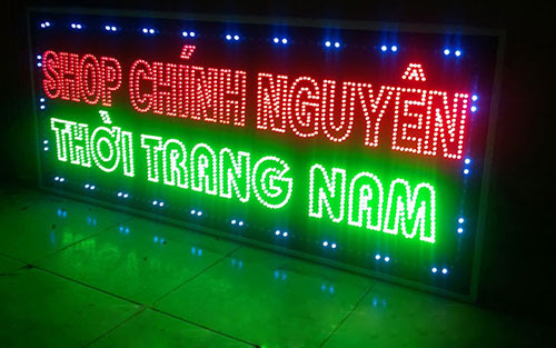 Biển đèn led - Công Ty TNHH Quảng Cáo Và In Ấn Việt Nhật