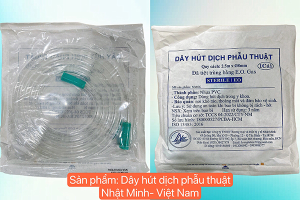 Dây hút dịch phẫu thuật - Công Ty TNHH Thương Mại Và Thiết Bị Y Tế Nhật Minh