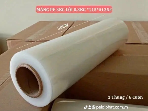 Màng PE 3kg - Màng PE Lợi Phát Vina - Công Ty TNHH Sản Xuất Bao Bì Lợi Phát Vina