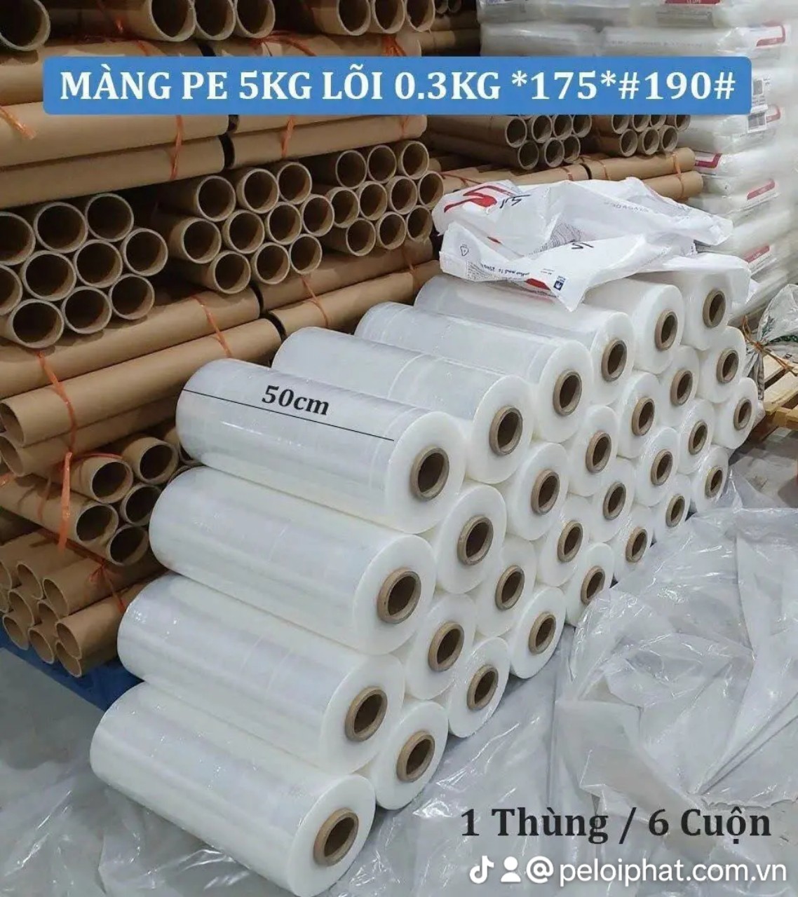 Màng PE 5kg - Màng PE Lợi Phát Vina - Công Ty TNHH Sản Xuất Bao Bì Lợi Phát Vina