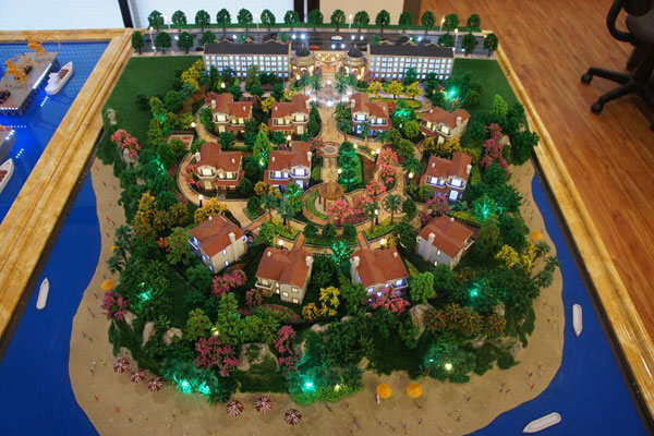 Mô hình sa bàn khu nghỉ dưỡng - Công Ty TNHH Thiết Kế Và Xây Dựng Công Trình Quốc Tế Thăng Long