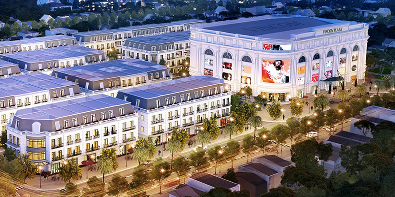 Thiết kế cảnh quan công trình Vincom Shophouse Sơn La