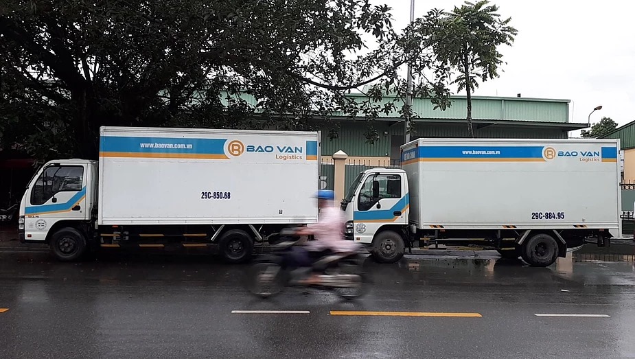 Xe tải thùng kín - Vận Tải Bảo Vận - Công Ty TNHH Dịch Vụ Logistics Bảo Vận