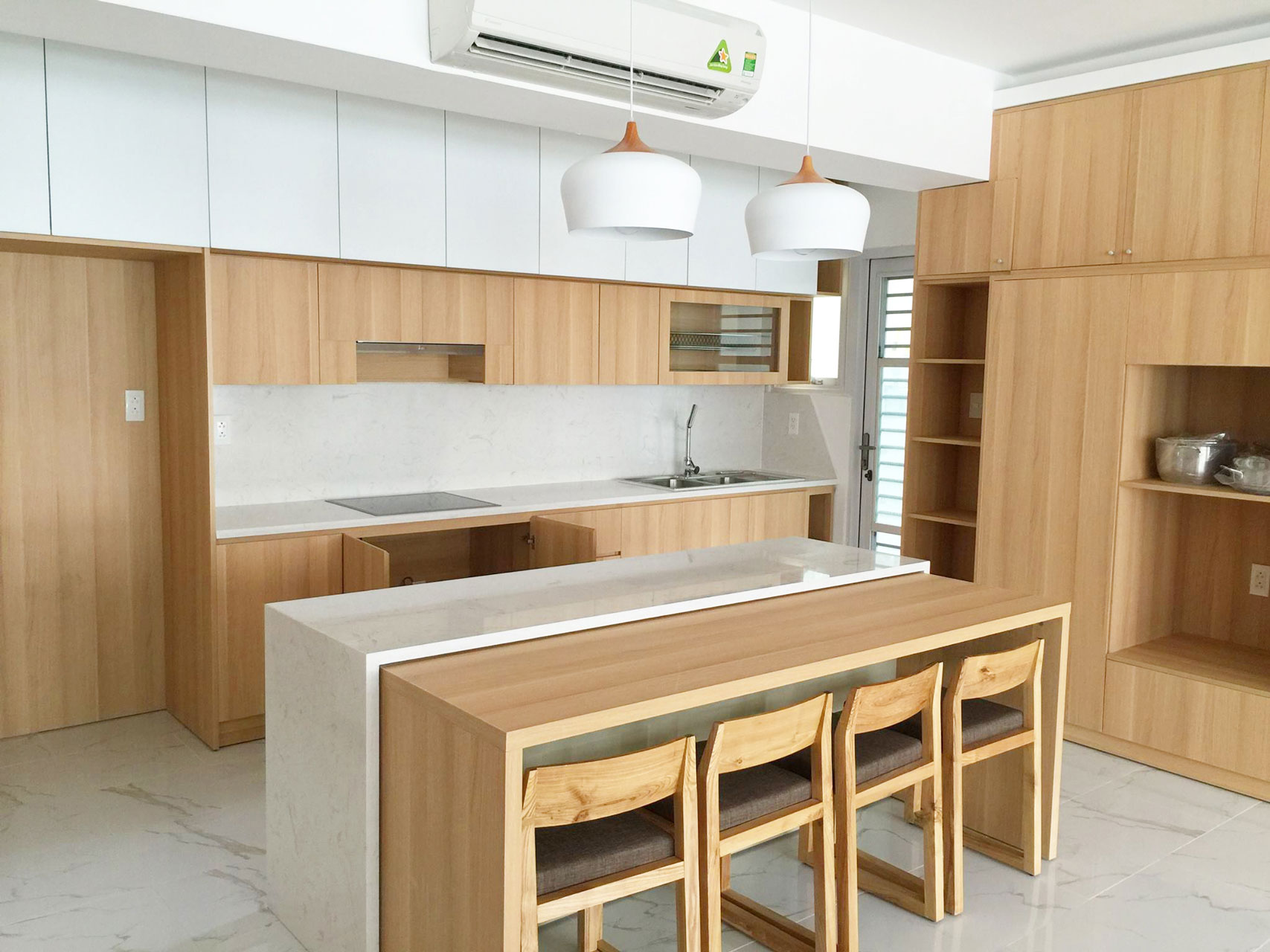 Thiết kế nội thất phòng bếp - Công Ty TNHH Thiết Kế Và Thi Công Nội Thất ONG