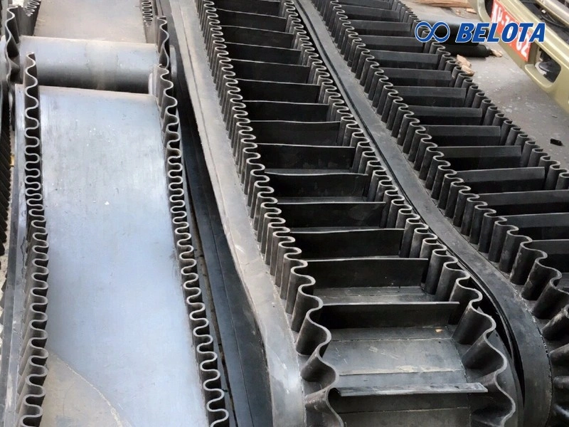 Băng tải cao su gân