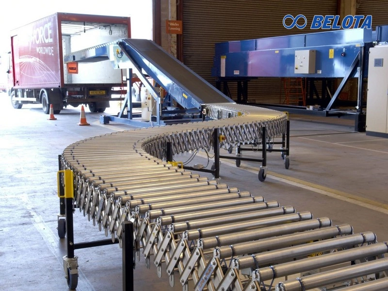 Băng tải con lăn inox