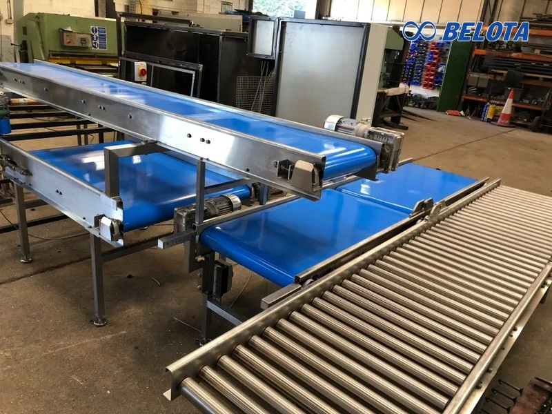 Băng tải con lăn inox