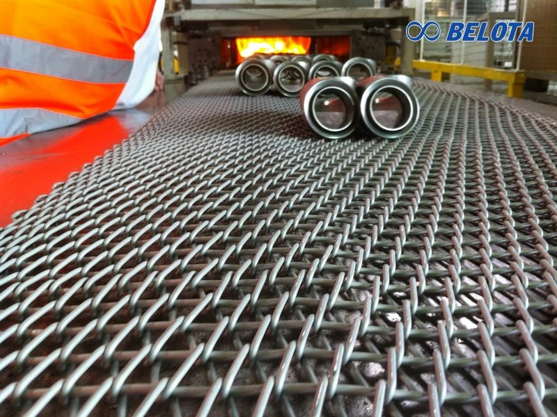 Băng tải lưới inox sợi xoắn