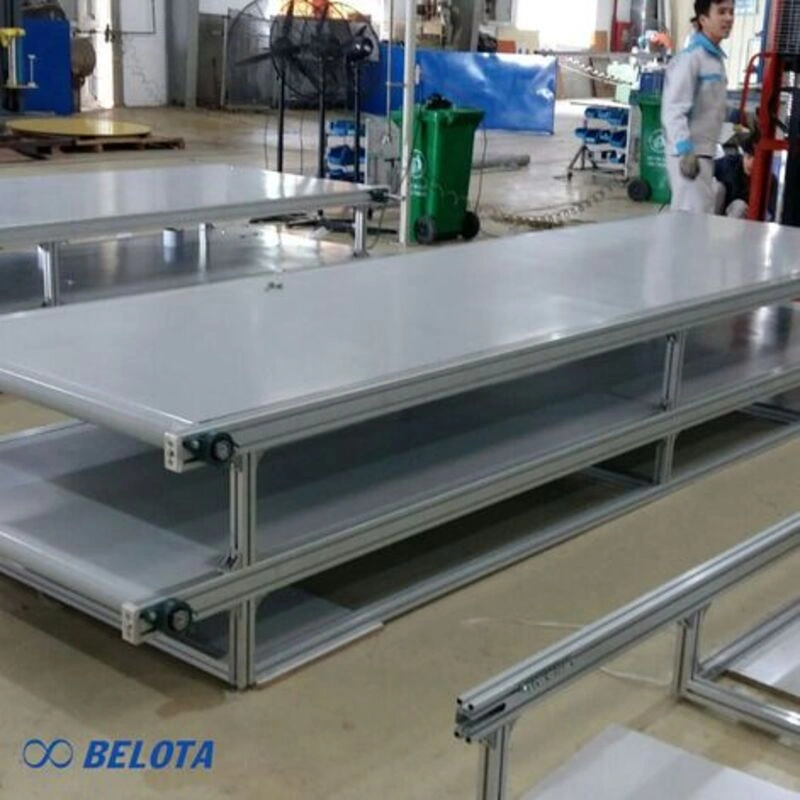 Băng tải PVC trắng