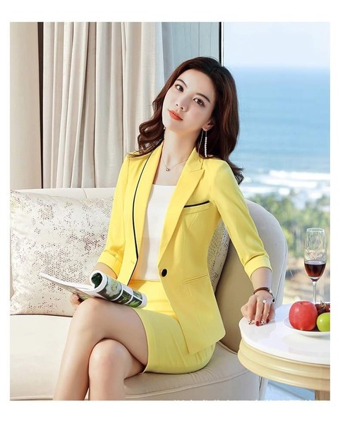 Veston nữ AMA Luxury W008 - Đồng Phục An Việt - Công Ty TNHH Sản Xuất Thương Mại Thiết Kế An Việt