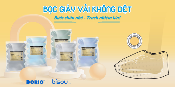 Bọc giày vải không dệt