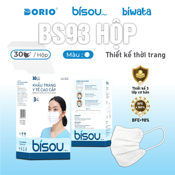 Khẩu trang BS 93 hộp