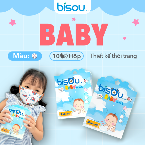 Khẩu trang trẻ em baby