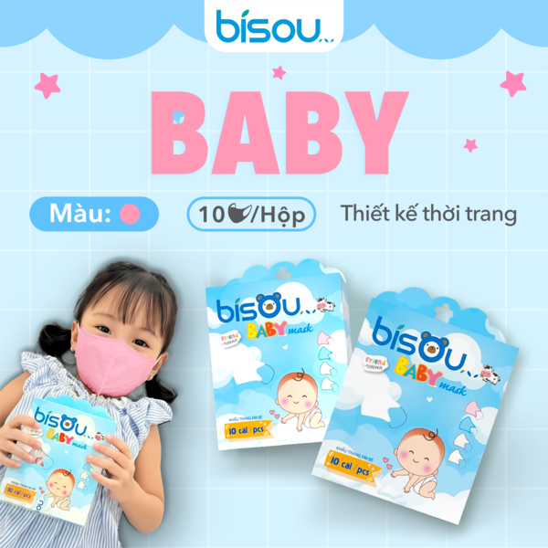 Khẩu trang trẻ em baby