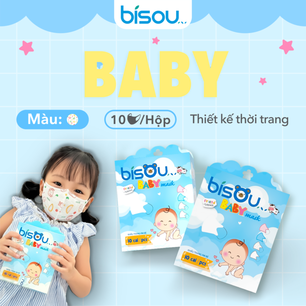 Khẩu trang trẻ em baby