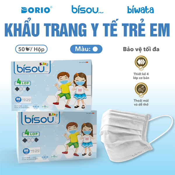 Khẩu trang trẻ em y tế