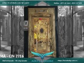 Mẫu cửa cách âm inox - Thiết Kế Nội Thất Karaoke - Công Ty Cổ Phần Giải Trí AZKTV