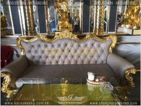 Sofa karaoke Tân cổ điển Hoàng Gia - Thiết Kế Nội Thất Karaoke - Công Ty Cổ Phần Giải Trí AZKTV