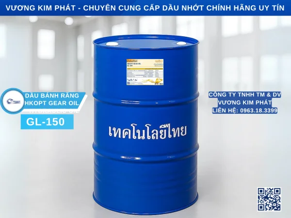 Dầu bánh răng Hkopt Gear Oil GL-150 - Dầu Thủy Lực Kim Phát - Công Ty TNHH Thương Mại Và Dịch Vụ Vương Kim Phát
