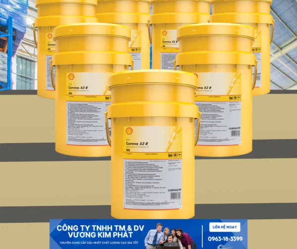 Dầu máy nén khí trục vít Shell Corena S3 R 46 - Dầu Thủy Lực Kim Phát - Công Ty TNHH Thương Mại Và Dịch Vụ Vương Kim Phát