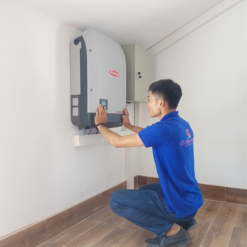 Công trình điện mặt trời 15kWp – Anh Long – TP. Vũng Tàu