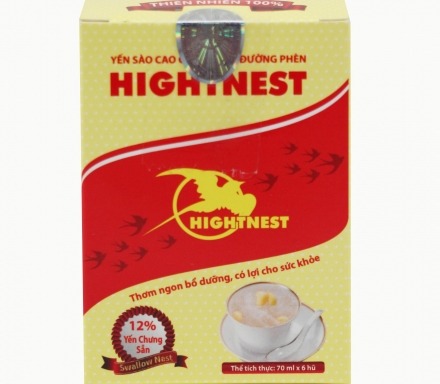 Yến chưng đường phèn 12% (1 lọ x 70ml) - Yến Sào Hightnest - Công Ty TNHH Thẩm Mỹ Hoài An