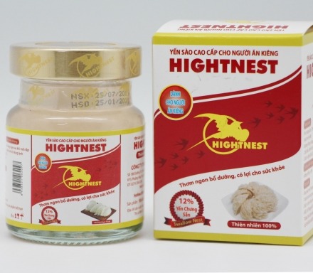 Yến HightNest đường ăn kiêng (1 lọ x 70ml) - Yến Sào Hightnest - Công Ty TNHH Thẩm Mỹ Hoài An