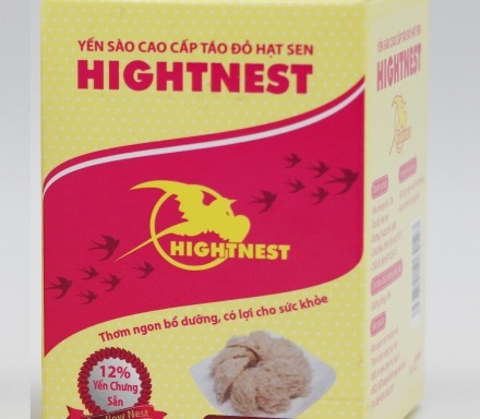 Yến táo đỏ hạt sen (1 lọ x 70ml) - Yến Sào Hightnest - Công Ty TNHH Thẩm Mỹ Hoài An