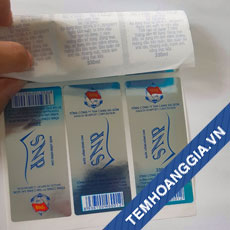 In Label in 2 mặt - Chi Nhánh - Công Ty Cổ Phần Giải Pháp Đóng Gói Hoàng Gia