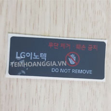 In tem nhãn Camera - Chi Nhánh - Công Ty Cổ Phần Giải Pháp Đóng Gói Hoàng Gia