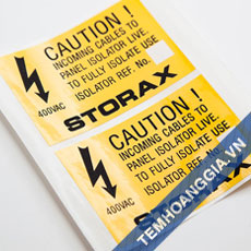 In tem nhãn công nghiệp - Chi Nhánh - Công Ty Cổ Phần Giải Pháp Đóng Gói Hoàng Gia