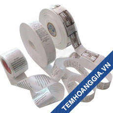 In tem nhãn ngành may - Chi Nhánh - Công Ty Cổ Phần Giải Pháp Đóng Gói Hoàng Gia