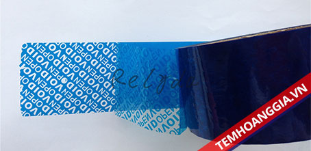 In tem Void niêm phong - Chi Nhánh - Công Ty Cổ Phần Giải Pháp Đóng Gói Hoàng Gia