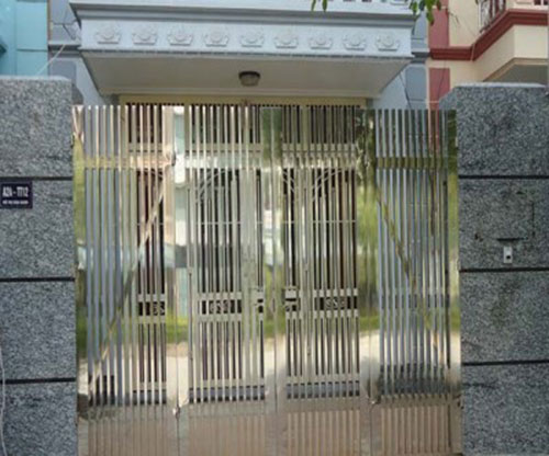 Cửa cổng inox - Chi Nhánh - Công Ty TNHH Xây Dựng Ngọc Sơn