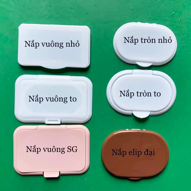 Nắp nhựa túi khăn ướt