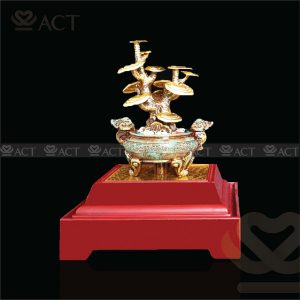 Cây linh chi dát vàng - Quà Tặng Vàng ACT GOLD - Công Ty TNHH Sản Xuất & Thương Mại Quốc Tế ACT