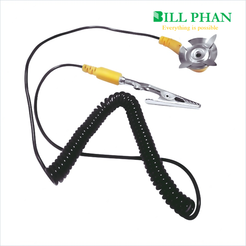 Dây tiếp đất chống tĩnh điện Waterun-604 Grounding Cord - Thiết Bị Phòng Sạch Bill Phan - Công Ty TNHH Bill Phan