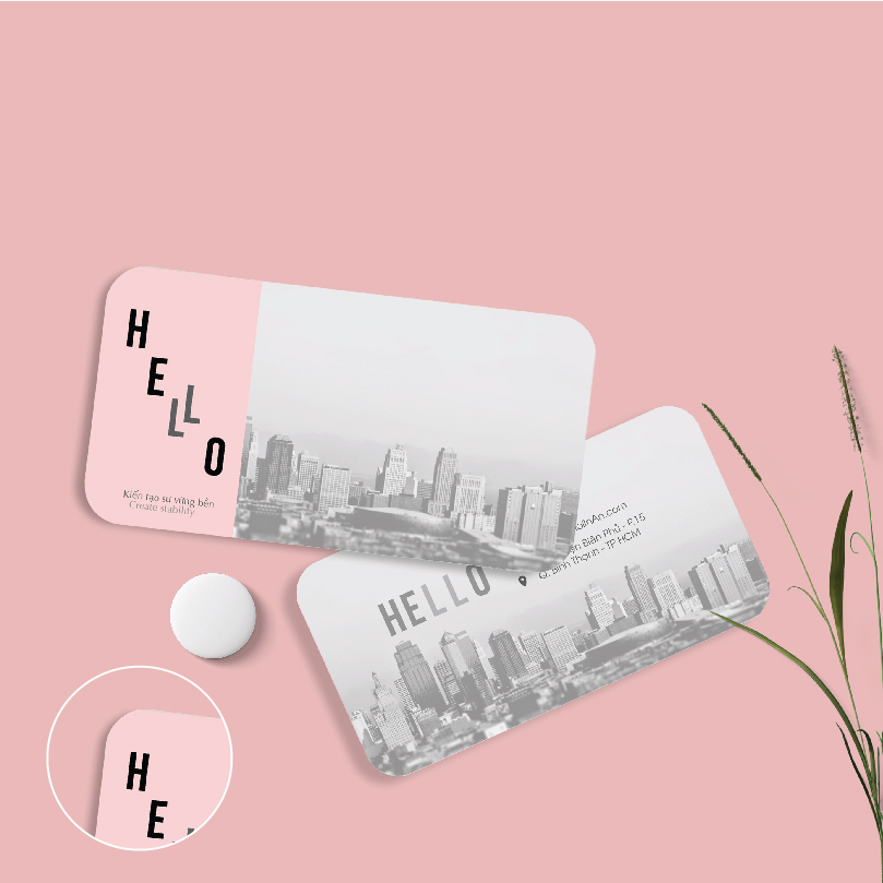 Danh thiếp bo góc chuẩn