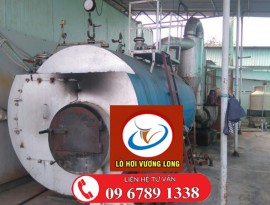 Lò hơi đốt củi 750kg - Lò Hơi Vương Long - Công Ty TNHH Khí Nhiệt Điện Vương Long