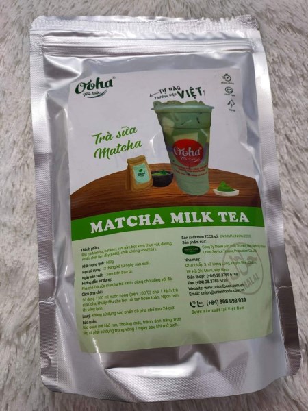 Trà sữa Matcha - Trà Sữa Ooha - Công Ty TNHH Sản Xuất Thương Mại Dịch Vụ UNION