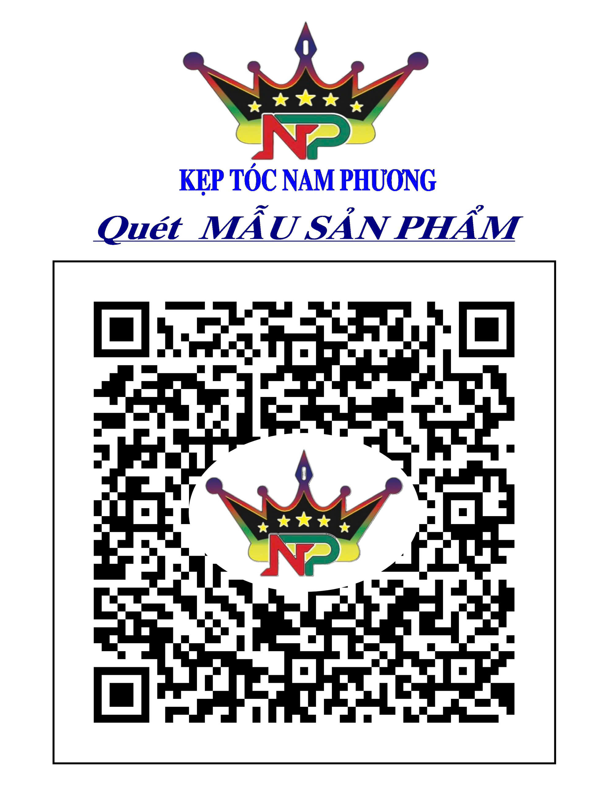 QR mẫu sản phẩm