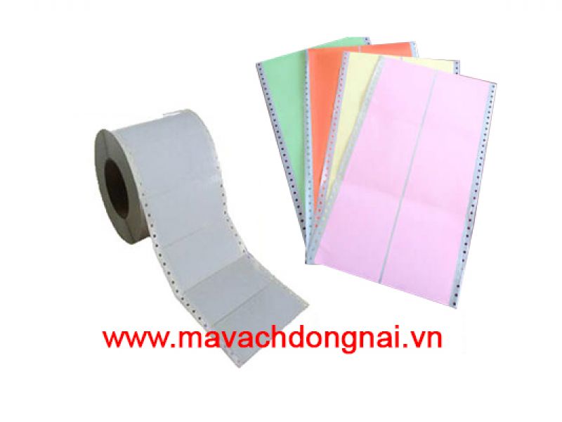 Tem Decal đục lỗ 2 biên - In Tem Nhãn Decal Mã Vạch Đồng Nai - Công Ty TNHH Mã Vạch Đồng Nai