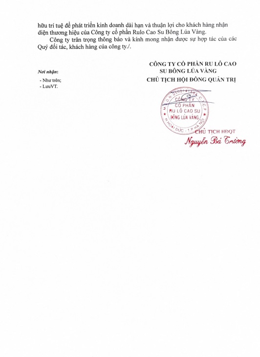Thương hiệu Bông Lúa Vàng Đức Phương