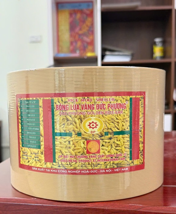 Ru lô cao su - Trục Chà Lúa Bông Lúa Vàng Đức Phương - Công Ty CP Ru Lô Cao Su Bông Lúa Vàng