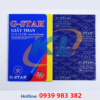 Giấy than G-star - Văn Phòng Phẩm Khang Long - Công Ty TNHH Dịch Vụ Khang Long