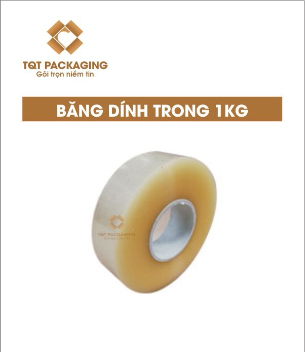 Băng dính trắng 1kg - Thùng Carton In Flexo - Chi Nhánh Công Ty TNHH Bao Bì TQT Tại Hà Nội