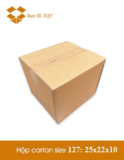 Hộp Carton size 128 - Công Ty TNHH Bao Bì TQT