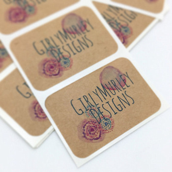 Nhãn decal giấy kraft chữ nhật - Bao Bì Túi Zip BBN - Công Ty Cổ Phần BBN