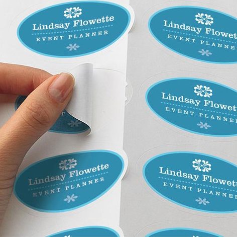 Nhãn decal giấy Oval - Bao Bì Túi Zip BBN - Công Ty Cổ Phần BBN