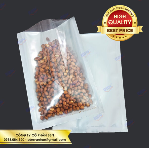 Túi 3 biên nhôm mặt trong mặt bạc - Bao Bì Túi Zip BBN - Công Ty Cổ Phần BBN